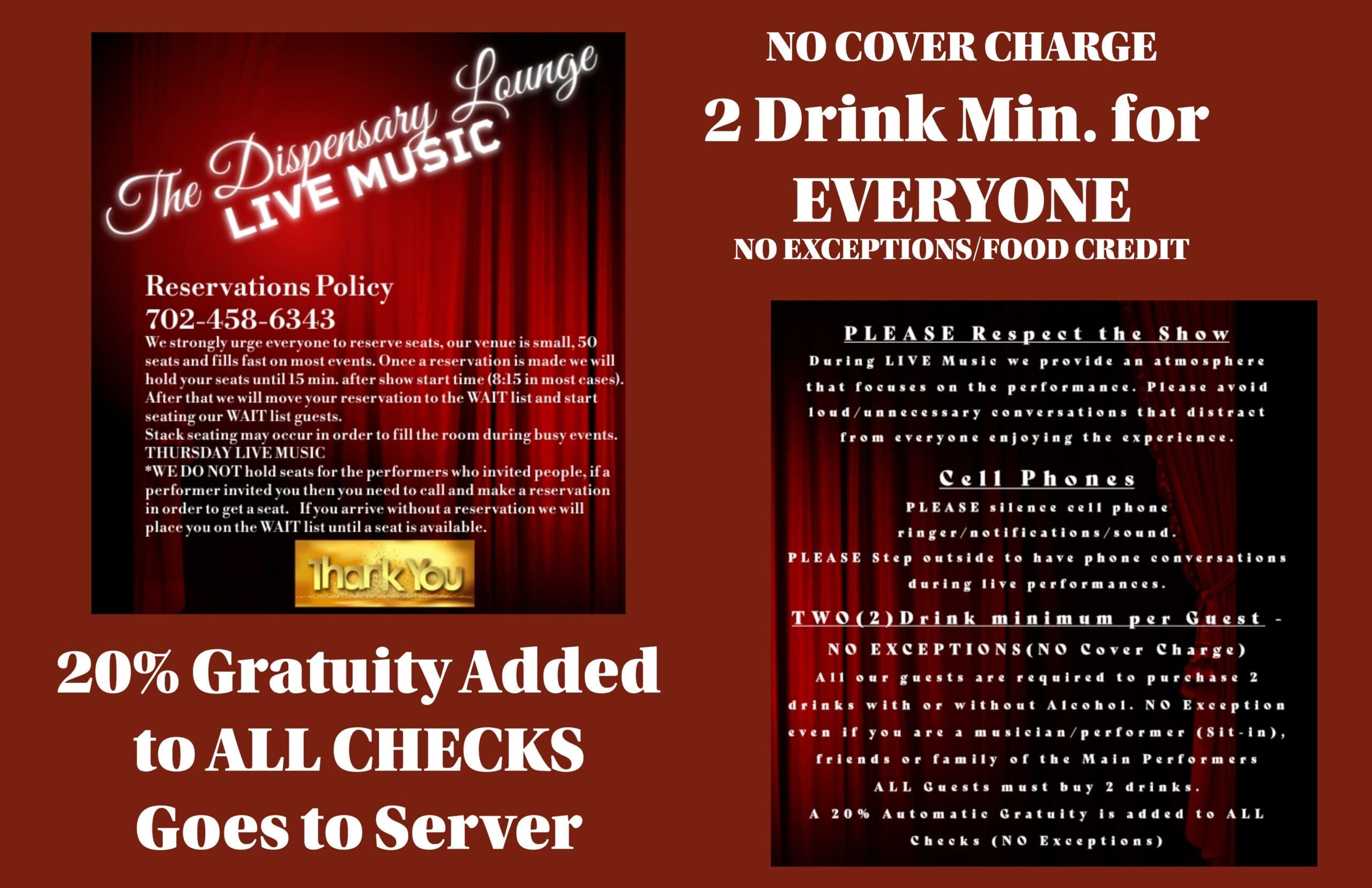 The Dispensary Lounge Live Music